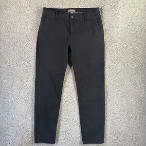 Ash & Erie Flat Front Stretch Men’s 32x29 Black Casual Chino Khaki Pants